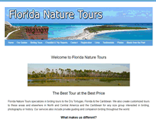 Tablet Screenshot of floridanaturetours.net
